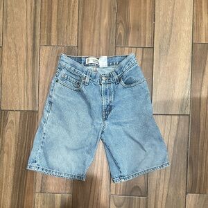 Levi's Light Blue Jean Shorts
